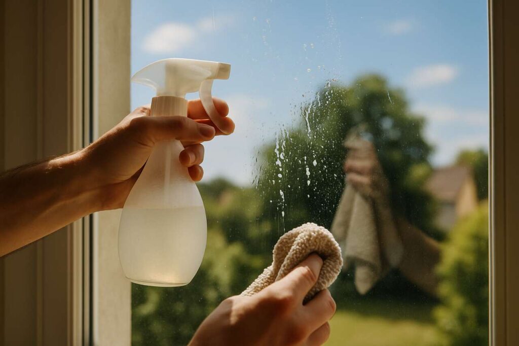 Statt Glasreiniger: Ich reinige meine Fenster lieber mit diesem günstigen Hausmittel