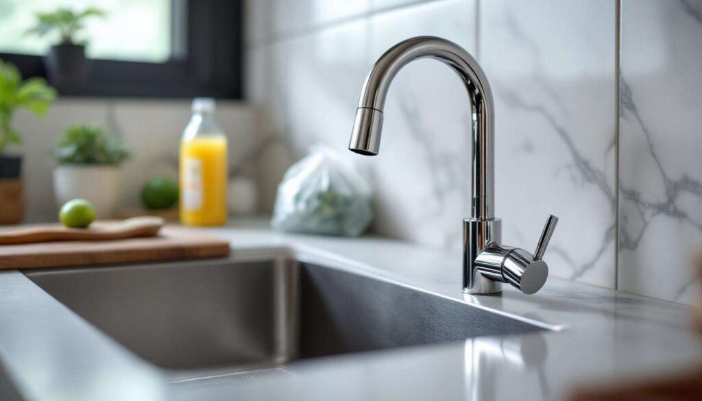 Wasserhahn entkalken ohne Schrauben: Ein Trick mit einem Gefrierbeutel genügt