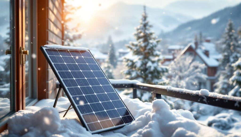 Balkonkraftwerk im Winter: Lohnt sich die Mini-Solaranlage auch bei wenig Sonne?
