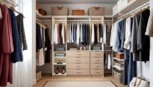 Wenig Stauraum? So schaffen Sie einen begehbaren Kleiderschrank auf kleinstem Raum